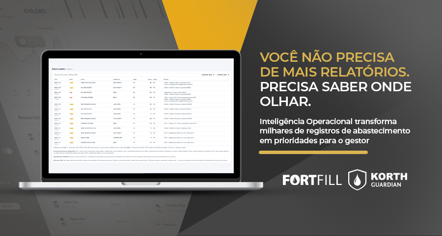 Inteligência Operacional no controle de combustível: saiba onde olhar, não tudo